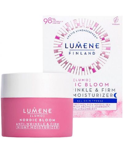 Lumene Lumo Комплект - Дневен, Нощен и Околоочен крем Nordic Bloom, 50 +50 +15 ml - 4