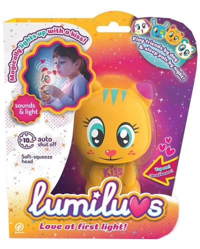 Светещо животинче Lumiluvs - Коте, оранжево