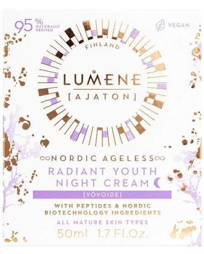 Lumene Ajaton Възстановяващ нощен крем Nordic Ageless, 50 ml - 3