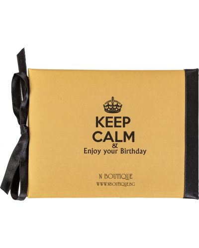 Луксозна картичка за рожден ден - Keep calm you're still young - 2