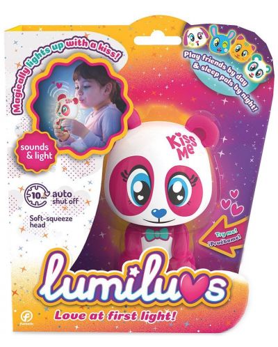Светещо животинче Lumiluvs - Мече, червено
