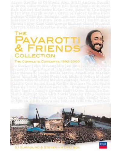 Luciano Pavarotti - The Pavarotti &amp; Friends Collection: The Complete Concerts 1992-2000 (4 DVD)