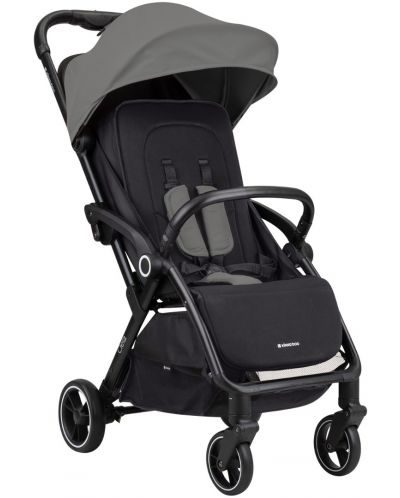 Лятна бебешка количка с автоматично сгъване KikkaBoo - Ciela, Grey - 1
