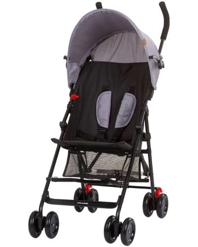 Лятна детска количка Chipolino - Амая, Сив лен - 1