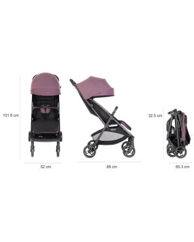 Лятна количка Graco - Myavo, Mulberry - 4