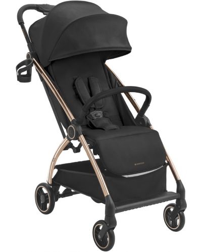Лятна бебешка количка с автоматично сгъване KikkaBoo - Joy, Black - 1