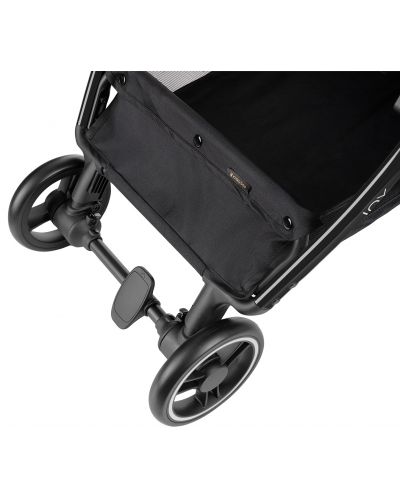 Лятна бебешка количка с автоматично сгъване KikkaBoo - Joy, Dark Grey - 6