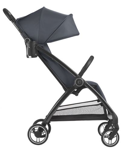 Лятна бебешка количка с автоматично сгъване KikkaBoo - Joy, Dark Grey - 3