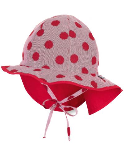 Лятна детска шапка с UV 50+ защита Sterntaler - 53 cm, 2-4 години, червена - 1