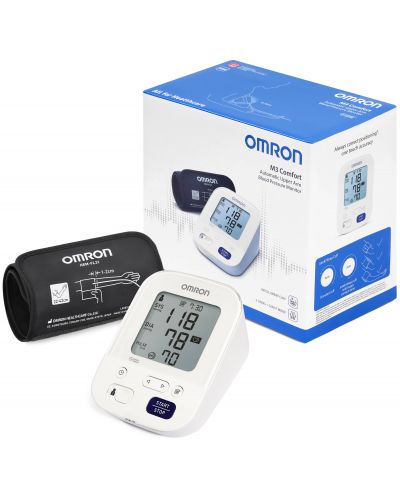 M3 Comfort Автоматичен апарат за кръвно налягане, Omron - 3