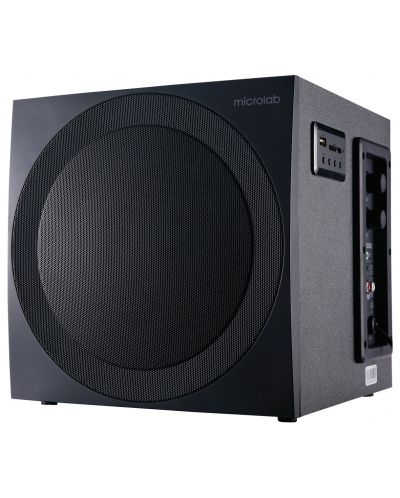 Аудио система Microlab - M-300BT, 2.1, черна - 2