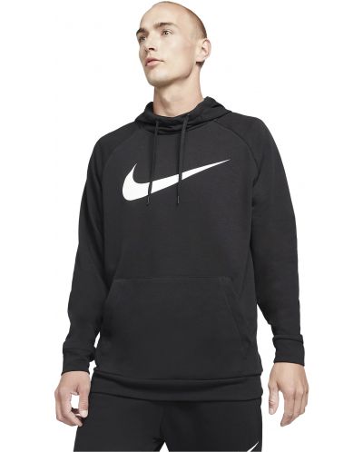 Мъжки суитшърт Nike - Dri-Fit Graphic,  черен - 1