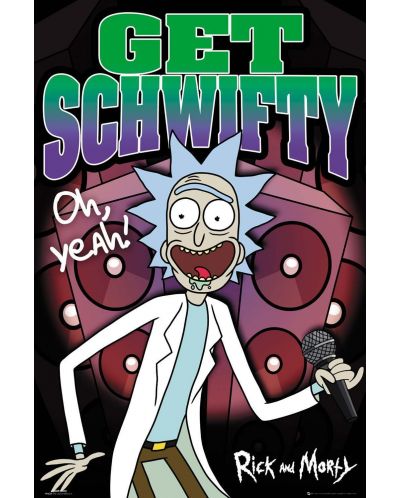 Макси плакат GB eye Animation: Rick & Morty - Schwifty - 1