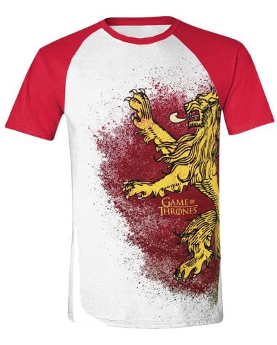 Тениска Game of Thrones - Painted Lannister Raglan - 1