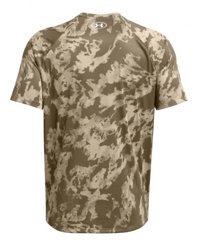 Мъжка тениска Under Armour - Tech ABC Camo, бежова - 2