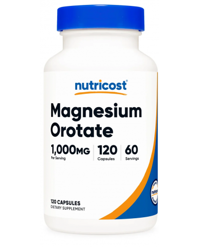 Magnesium Orotate, 120 капсули, Nutricost - 1