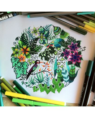 Магична джунгла: Приключение с цветове и багри (Рисувателна книга) - 10