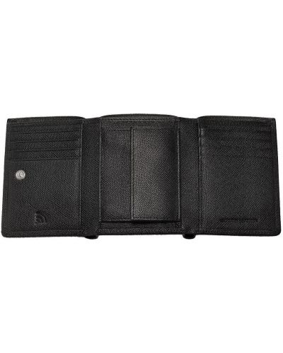 Мъжки портфейл Zippo Saffiano Tri-Fold - RFID защита, черен - 3