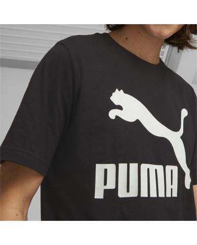 Мъжка тениска Puma - Classics Logo , черна - 7