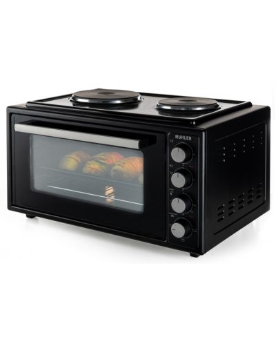 Малка готварска печка Muhler - MC-4522, 3500W, 45 l, черна - 4
