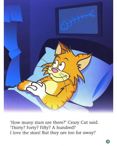 Macmillan Explorers Phonics: Crazy Cat and the Stars (ниво Young Explorer's 2) - 5