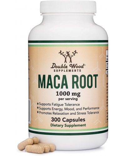 Maca Root, 300 капсули, Double Wood - 4