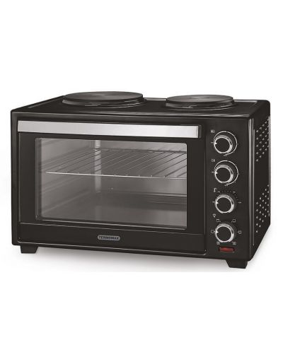 Малка готварска печка Termomax - TXC46CL, 3600W, 89 l, черна - 1