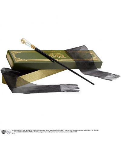 Магическа пръчка The Noble Collection Movies: Fantastic Beasts - Queenie Goldstein (Collector's Box), 34 cm - 2