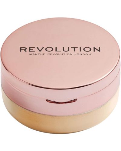 Makeup Revolution Прахообразна пудра Conceal & Fix, Deep Yellow, 13 g - 3
