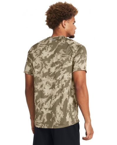 Мъжка тениска Under Armour - Tech ABC Camo, бежова - 4