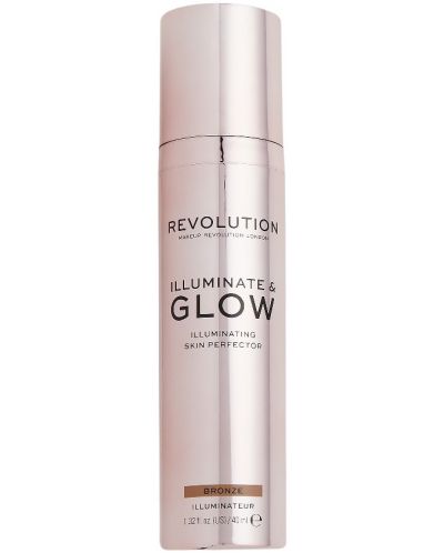 Makeup Revolution Хайлайтър llluminate & Glow bronze, 40 ml - 1