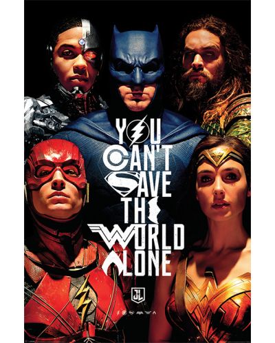 Макси плакат Pyramid - Justice League Movie (Save The World) - 1