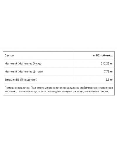Магнезий 1000, 50 + 10 таблетки, Abo Pharma | Ozone.bg