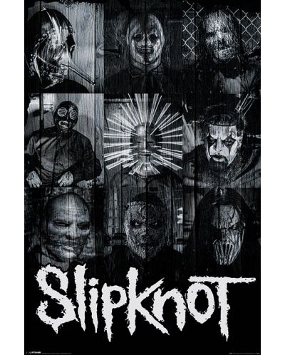 Макси плакат Pyramid - Slipknot (Masks) - 1