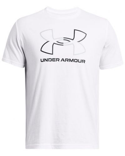 Мъжка тениска Under Armour - Foundation , бяла - 1