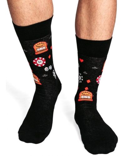 Мъжки чорапи Crazy Sox - Казино, размер 40-45 - 2