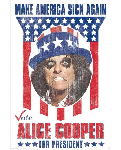 Макси плакат GB eye Music: Alice Cooper - Cooper for President - 1