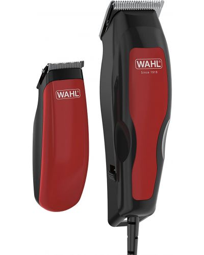 Машинка за подстригване Wahl - Home Pro 100 Combo, 1-25 mm, червена - 1