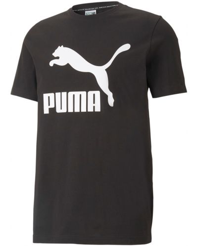Мъжка тениска Puma - Classics Logo , черна - 1
