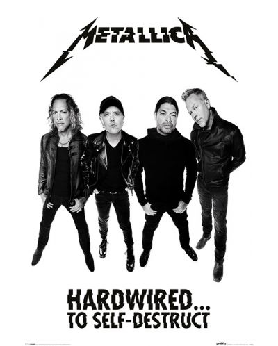 Макси плакат Pyramid - Metallica (Hardwired Band) - 1