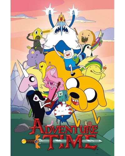 Макси плакат GB eye Animation: Adventure Time - Group - 1