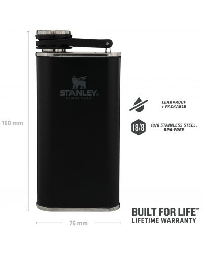 Манерка Stanley The Easy Fill Wide Mouth - Matte Black Pebble 0.23 l - 3