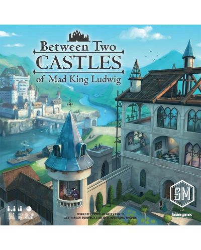 Настолна игра Between Two Castles of Mad King Ludwig - Семейна