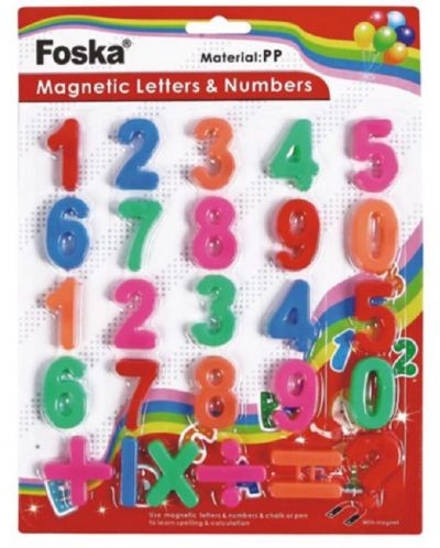 Магнитни цифри и знаци Foska - 26 броя - 1