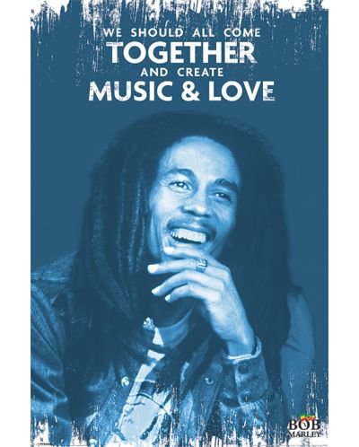 Макси плакат Pyramid - Bob Marley (Music & Love) - 1
