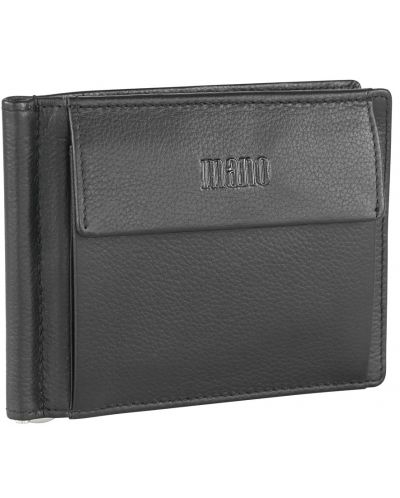 Мъжки портфейл с щипка Mano - Medio, черен - 1