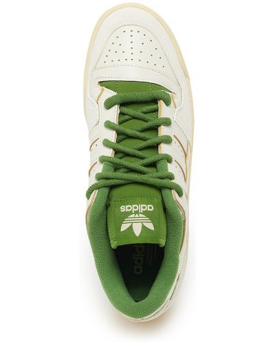 Мъжки обувки Adidas - Forum 84 Low CL, бели/зелени - 4