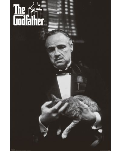 Макси плакат Pyramid - The Godfather (Cat B&W) - 1