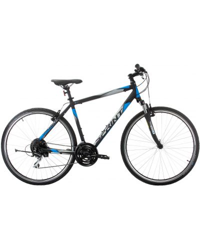 Мъжки велосипед със скорости SPRINT - Sintero, 28″, черен/син - 1