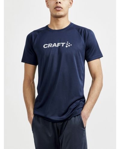 Мъжка тениска Craft - Core Unify Logo, размер XXL, тъмносиня - 5